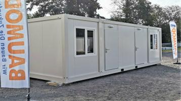 Bürocontainer 3x7 Meter WC Küche 2 Zi. RIESIG Staplertasche B3003