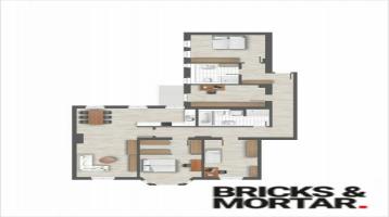5 Zimmer mit 155 m² Wohnfläche und kleinem Balkon