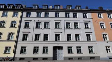 Vermietete 3-Zi.-Hochparterre-Altbau-Wohnung in Toplage Glockenbachviertel