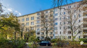 Leerstehende 2-Zimmer-Wohnung mit Balkon in Berlin-Kreuzberg