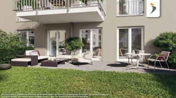 Privater Garten und Loggia: Provisionsfreie 3-Zimmer-Wohnung mit moderner Ausstattung