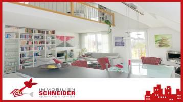 IMMOBILIEN SCHNEIDER - Traumhaft schöne 2 Zimmer Galerie Wohnung mit Süd-Balkon und EBK