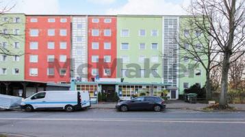 In urbaner Lage unweit U-Bahnstation Schünemannplatz: Vermietete 2-Zimmer-Wohnung mit Balkon
