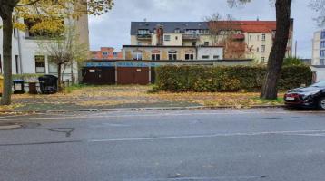 Chemnitz Zentrum, Grundstück mit Lager/Garagen-Gebäude