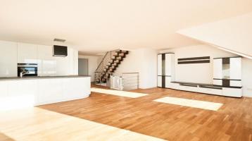hochwertige 4-Zimmer-Maisonette-Wohnung im Herzen von Winnenden, 3 Bäder, 2 Balkone