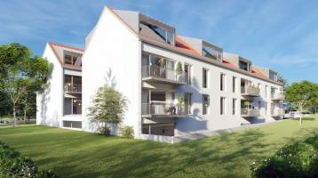 Neubau 2021 - Maisonette-Wohnung im EG mit Galerie und Terrasse im Grünen