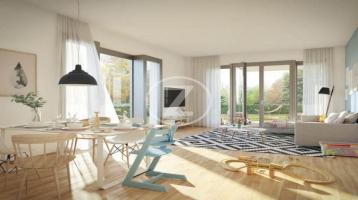 Geniale Wohnung mit 4 Zimmern & 60 m² Terrasse mit Privatgarten - perfekt für Familien