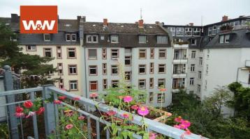 Altbauwohnung mit Balkon, vermietet, FFM-Nordend - mittendrin