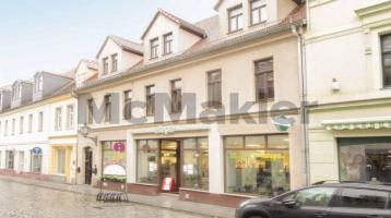 Top-Innenstadtlage in Großenhain: Teilvermietetes Wohn- und Geschäftshaus mit Ausbaureserve