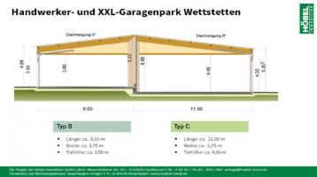 Halle Typ C (ca. 43 m²) in neuem Handwerker- und XXL-Garagenpark bei Ingolstadt
