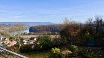 Unverbaubarer Rheinblick in Karsau: Mehrgenerationenhaus auf einzigartiger Landparzelle