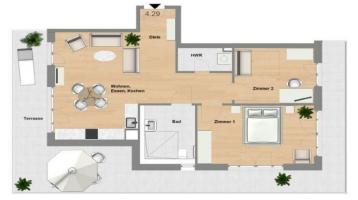 Schlüchtern-SeniorenWohnen: 3 Zimmer-Wohnung mit Dachterrasse im Erstbezug - TYP 94