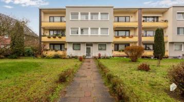 Leerstehende 2-Zimmer-Wohnung mit 2 Balkonen in ruhiger Lage von Rheinkamp-Repelen