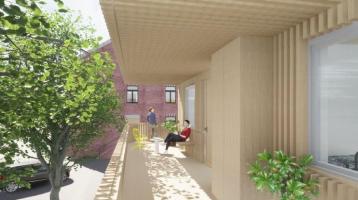 Neue Ortsmitte: Altersgerechte 2-Zimmer-Neubauwohnung mit zwei Balkonen...!