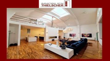 Exklusives Luxus-Loft in ehemaliger Werkshalle mit Indoor Whirlpool, Außenterrasse und Doppelgarage