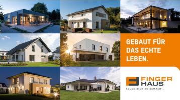 Wohnen im fränkischen Seenland - Großer Bauplatz mit neu geplantem KFW 40 Einfamilienhaus