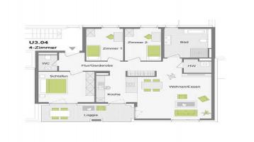 HERMELINWEG :: 4-Zimmerwohnung mit 112 m²