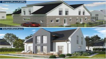 6 plegeleichte Grundstücke mit einem FIBAV Einfamilien- oder Doppelhaus zu bebauen