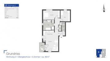 Licht, Luft, Freiraum: Attraktive 3-Zimmer Eigentumswohnung mit Balkon