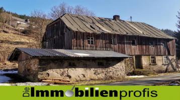 1481 - Ehemalige Mühle mit 21.000 m² Grund und Wald in Nordhalben