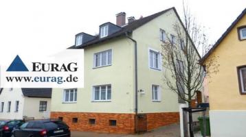 Gunzenhausen: 3-Familienhaus mit Anbau, 2 Garagen, Garten, zwei Wohnungen vermietet