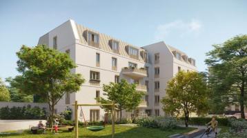 Innenhof: Familienwohnung mit Süd-Terrasse & Gartenanteil