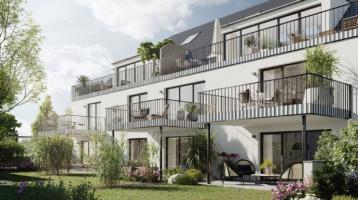 NEUBAU Tolles Stadthaus - 5 Zimmer auf 2 Ebenen mit schöner Terrasse und Gartenanteil und Balkon - KFW 55