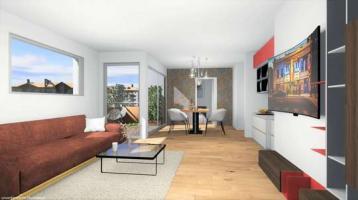 Gemütliche 2-Zimmer-Wohnung mit platzsparender Küchennische und Süd-West-Balkon